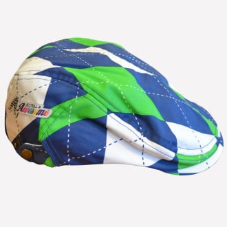 Blues On The Green Diamond Flat Cap