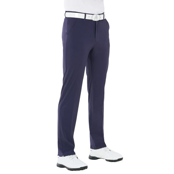 Navy Blue Tech Golf Trousers with Taper