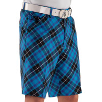 Blue Plaid Trews Shorts