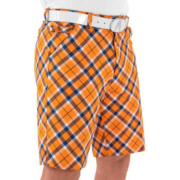 Tangerine Tartan Shorts